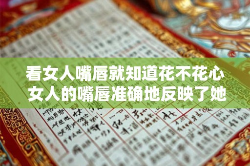 看女人嘴唇就知道花不花心 女人的嘴唇准确地反映了她的花心吗