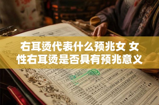 右耳烫代表什么预兆女 女性右耳烫是否具有预兆意义 右耳烫代表什么预兆女 女性右耳烫是否具有预兆意义