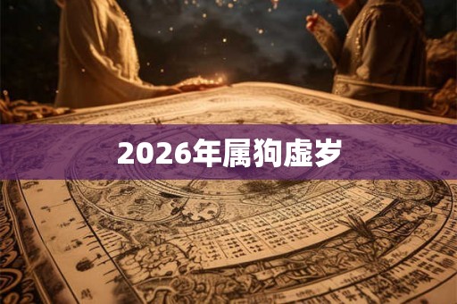 2026年属狗虚岁
