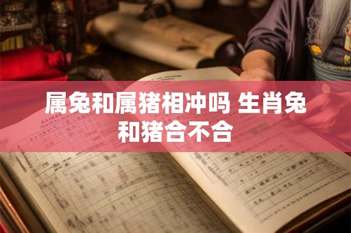 属兔和属猪相冲吗 生肖兔和猪合不合