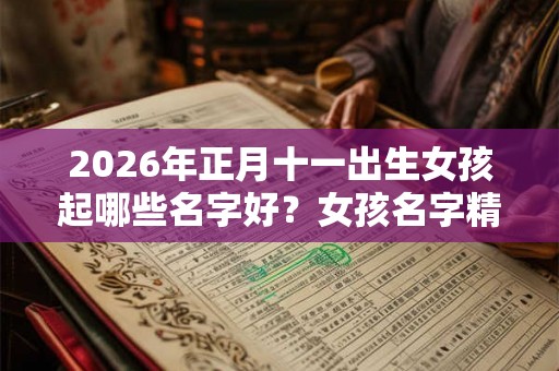 2026年正月十一出生女孩起哪些名字好？女孩名字精选推荐