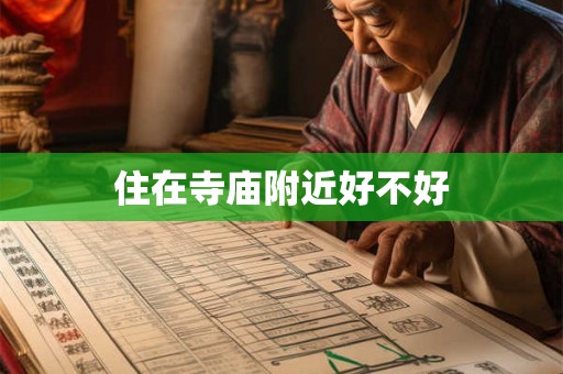 住在寺庙附近好不好 住在寺庙附近好不好