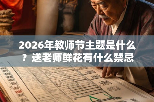 2026年教师节主题是什么？送老师鲜花有什么禁忌