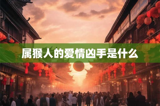 属猴人的爱情凶手是什么