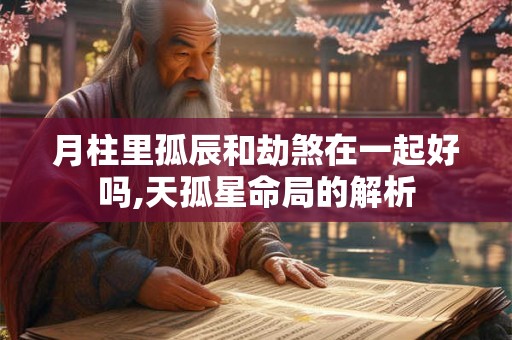 月柱里孤辰和劫煞在一起好吗,天孤星命局的解析
