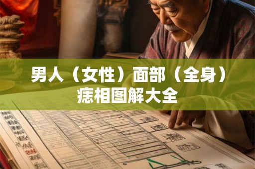 男人（女性）面部（全身）痣相图解大全