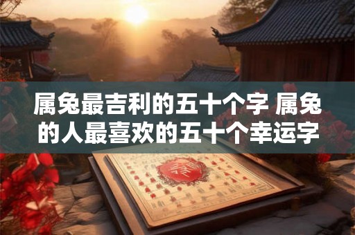 属兔最吉利的五十个字 属兔的人最喜欢的五十个幸运字是哪些