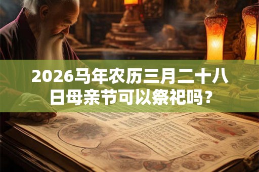 2026马年农历三月二十八日母亲节可以祭祀吗？