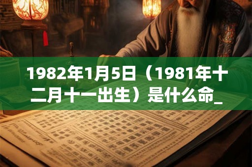 1982年1月5日（1981年十二月十一出生）是什么命_命运如何