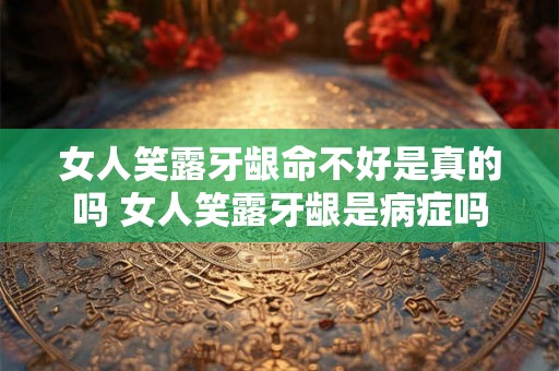 女人笑露牙龈命不好是真的吗 女人笑露牙龈是病症吗 女人笑露牙龈命不好是真的吗 女人笑露牙龈是病症吗