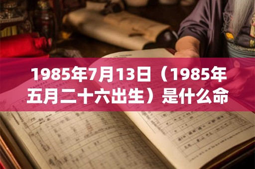 1985年7月13日（1985年五月二十六出生）是什么命_命运如何