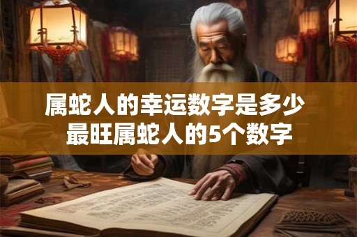 属蛇人的幸运数字是多少 最旺属蛇人的5个数字