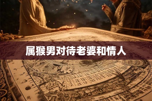 属猴男对待老婆和情人
