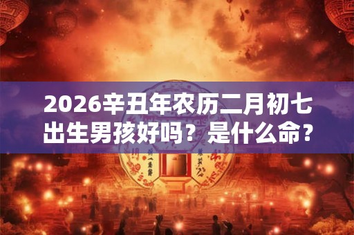 2026辛丑年农历二月初七出生男孩好吗？是什么命？