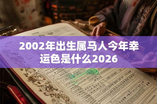 2002年出生属马人今年幸运色是什么2026 2002年出生属马人今年幸运色是什么2026