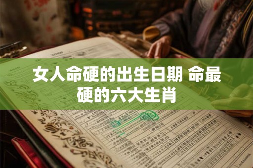 女人命硬的出生日期 命最硬的六大生肖