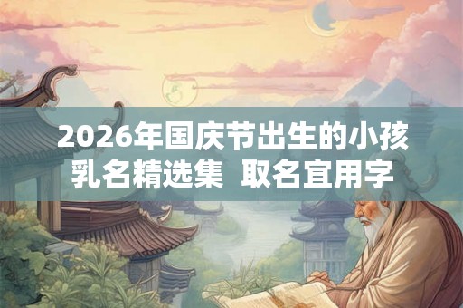2026年国庆节出生的小孩乳名精选集  取名宜用字