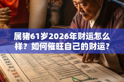 属猪61岁2026年财运怎么样?如何催旺自己的财运? 属猪61岁2026年财运怎么样?如何催旺自己的财运?