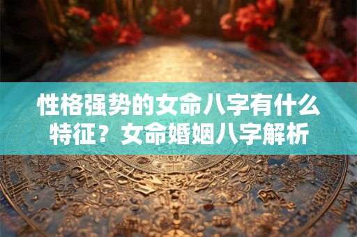 性格强势的女命八字有什么特征?女命婚姻八字解析 性格强势的女命八字有什么特征?女命婚姻八字解析