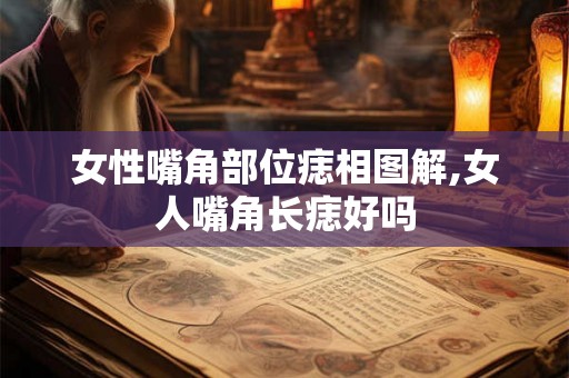 女性嘴角部位痣相图解,女人嘴角长痣好吗