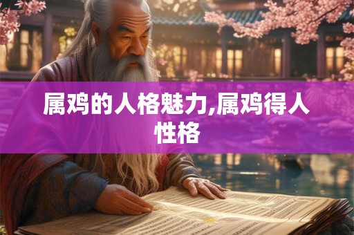 属鸡的人格魅力,属鸡得人性格 属鸡的人格魅力,属鸡得人性格