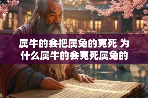 属牛的会把属兔的克死 为什么属牛的会克死属兔的