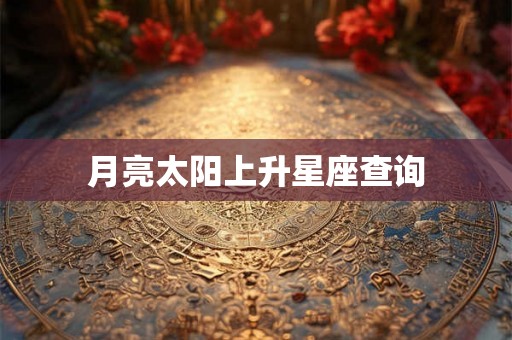 月亮太阳上升星座查询