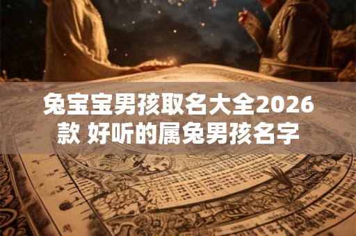 兔宝宝男孩取名大全2026款 好听的属兔男孩名字