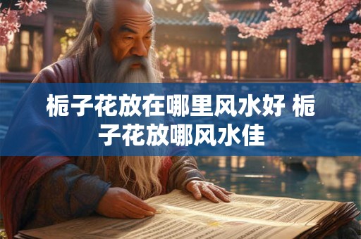 栀子花放在哪里风水好 栀子花放哪风水佳