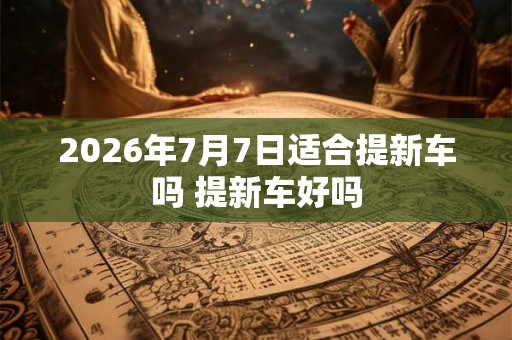 2026年7月7日适合提新车吗 提新车好吗 2026年7月7日适合提新车吗 提新车好吗