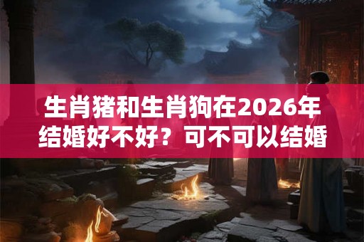 生肖猪和生肖狗在2026年结婚好不好？可不可以结婚？