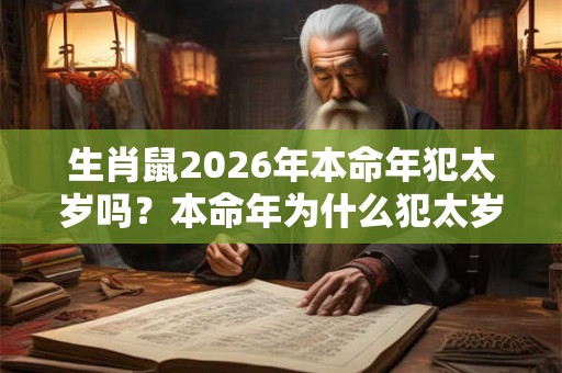 生肖鼠2026年本命年犯太岁吗？本命年为什么犯太岁？