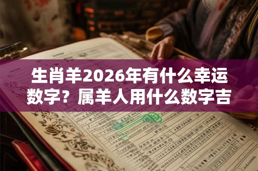 生肖羊2026年有什么幸运数字?属羊人用什么数字吉利 生肖羊2026年有什么幸运数字?属羊人用什么数字吉利