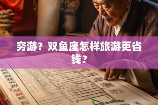 穷游？双鱼座怎样旅游更省钱？