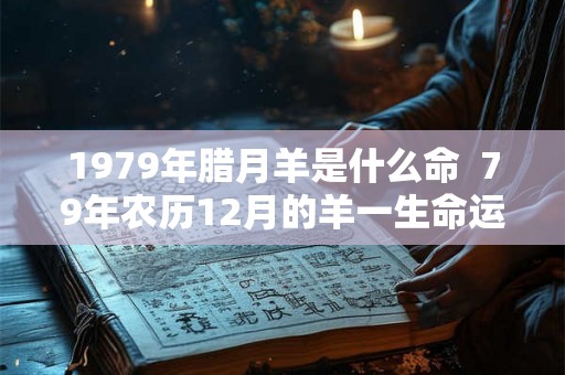 1979年腊月羊是什么命  79年农历12月的羊一生命运