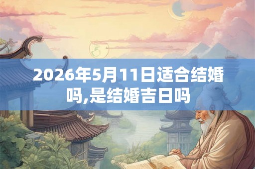2026年5月11日适合结婚吗,是结婚吉日吗