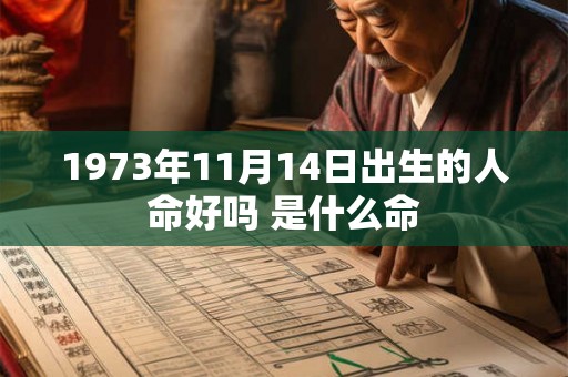 1973年11月14日出生的人命好吗 是什么命 1973年11月14日出生的人命好吗 是什么命