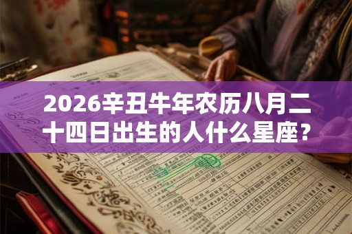 2026辛丑牛年农历八月二十四日出生的人什么星座？