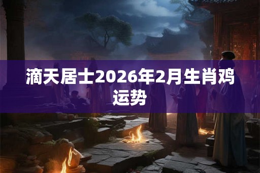 滴天居士2026年2月生肖鸡运势 滴天居士2026年2月生肖鸡运势