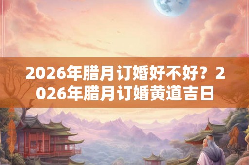2026年腊月订婚好不好？2026年腊月订婚黄道吉日