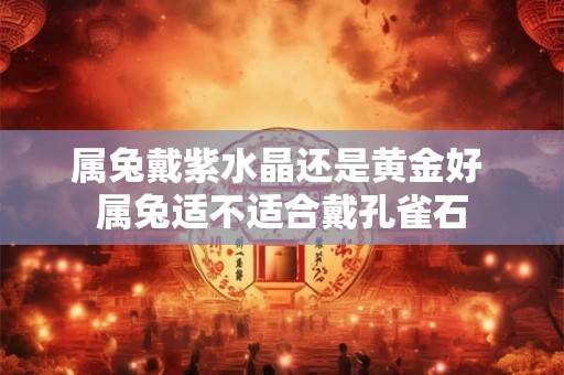 属兔戴紫水晶还是黄金好 属兔适不适合戴孔雀石