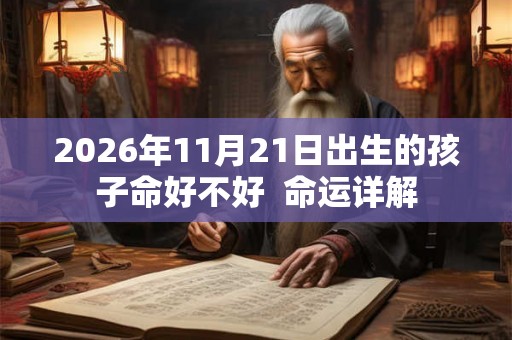 2026年11月21日出生的孩子命好不好  命运详解