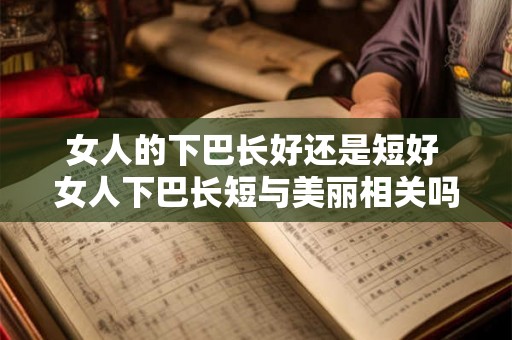 女人的下巴长好还是短好 女人下巴长短与美丽相关吗