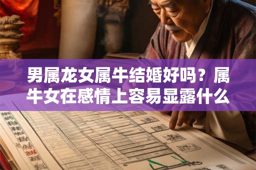 男属龙女属牛结婚好吗？属牛女在感情上容易显露什么弱点？