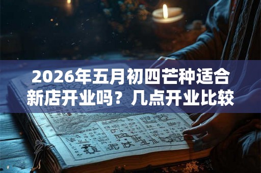 2026年五月初四芒种适合新店开业吗？几点开业比较好？