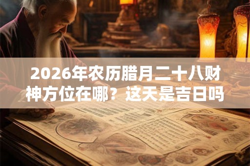 2026年农历腊月二十八财神方位在哪？这天是吉日吗