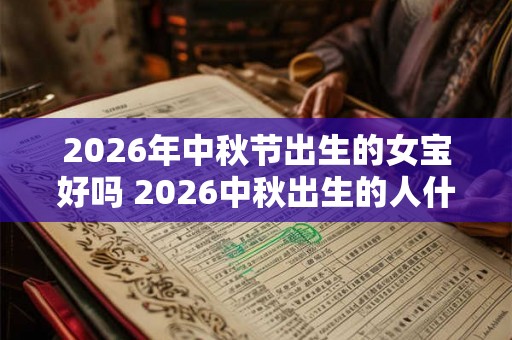 2026年中秋节出生的女宝好吗 2026中秋出生的人什么性格