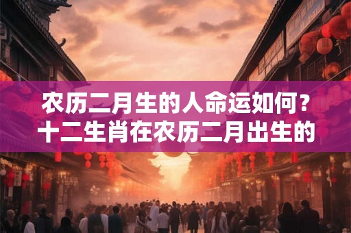 农历二月生的人命运如何？十二生肖在农历二月出生的命运