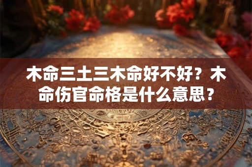 木命三土三木命好不好？木命伤官命格是什么意思？