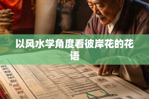 以风水学角度看彼岸花的花语 以风水学角度看彼岸花的花语